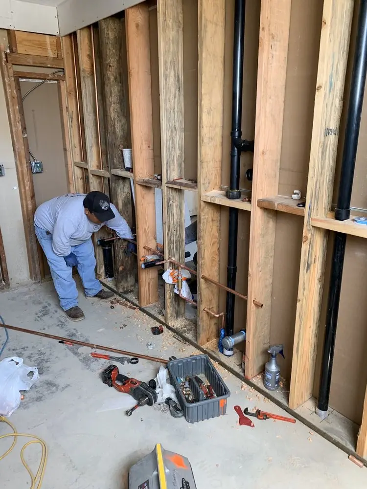Commercial rough-in plumbing for Gas Line Repair in Fairfax Forest